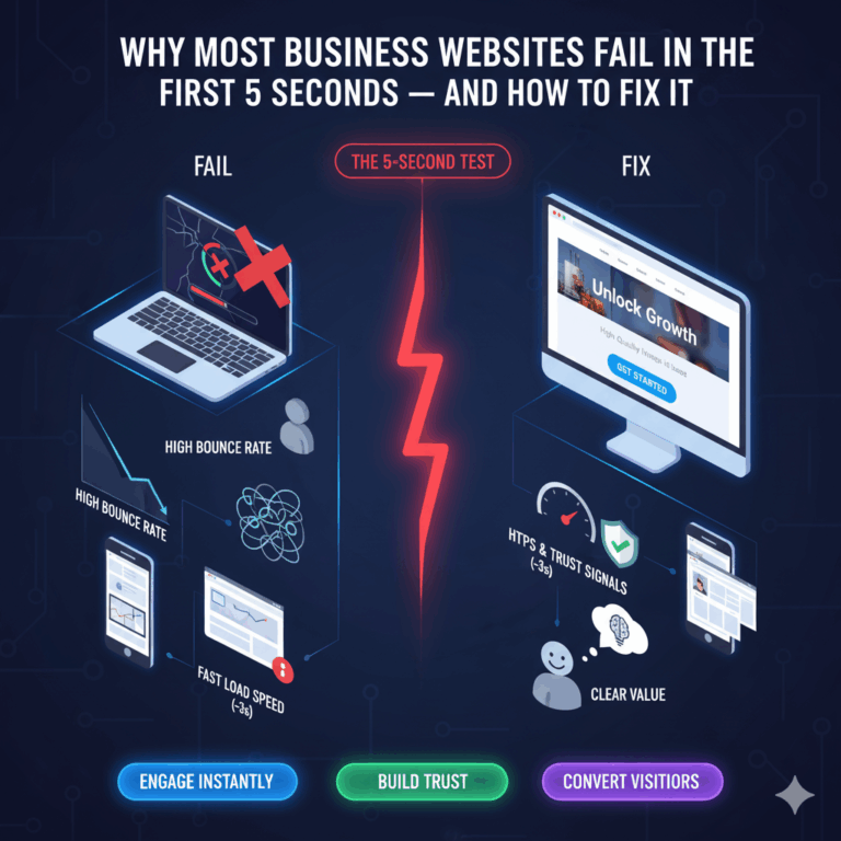 Why Business Websites Fail