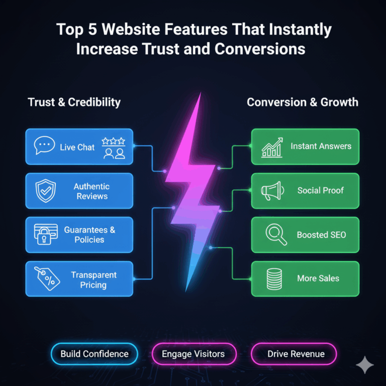 Website Features Increase Trust